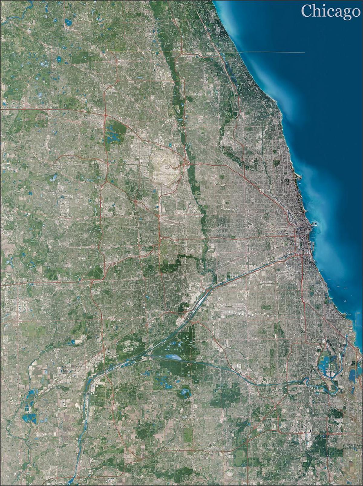 Mapa de elevación de Chicago